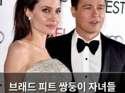 브래드 피트 쌍둥이 자녀들 외면받은 이유