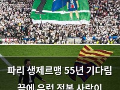파리 생제르맹 55년 기다림 끝에 유럽 정복 사랑이 마지막 승리