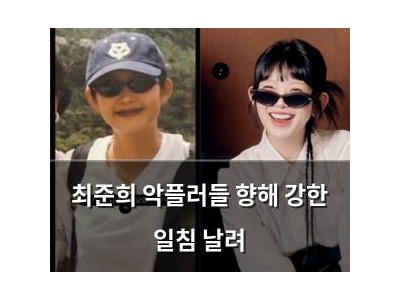 최준희 악플러들 향해 강한 일침 날려