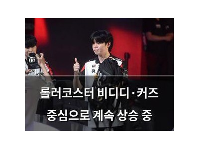 롤러코스터 비디디·커즈 중심으로 계속 상승 중