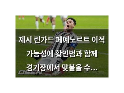 제시 린가드 페예노르트 이적 가능성에 황인범과 함께 경기장에서 맞붙을 수도