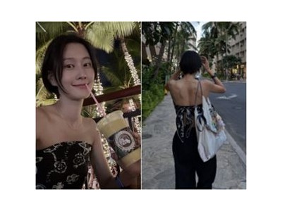 이현이 하와이에서 빛난 모델 포스